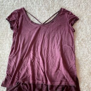 AE Soft and Sexy Tee with straps berry color